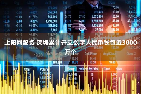 上阳网配资 深圳累计开立数字人民币钱包近3000万个