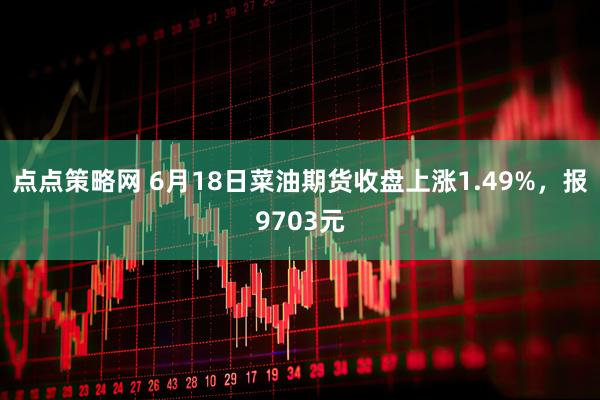 点点策略网 6月18日菜油期货收盘上涨1.49%，报9703元