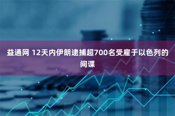 益通网 12天内伊朗逮捕超700名受雇于以色列的间谍