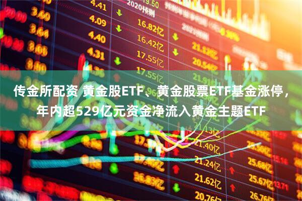 传金所配资 黄金股ETF、黄金股票ETF基金涨停，年内超529亿元资金净流入黄金主题ETF